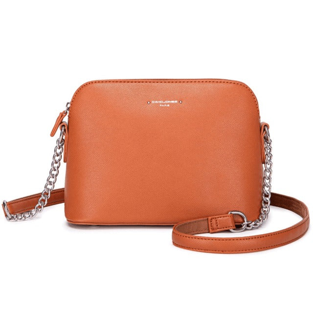 Bolsa Crossbody Couro Base Estruturada David Jones