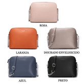 Bolsa Crossbody Couro Base Estruturada David Jones