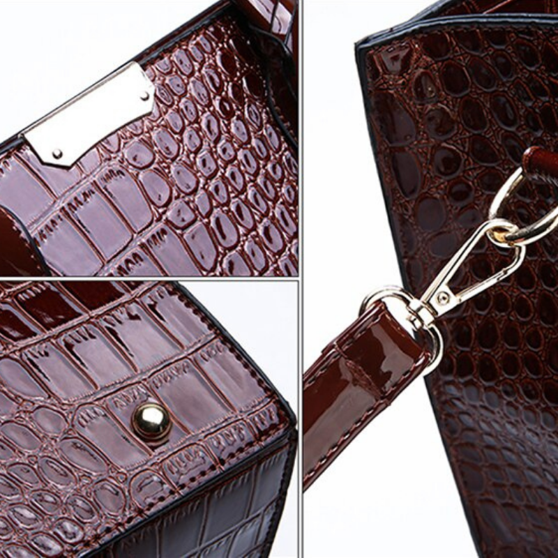 Bolsa Feminina Crossbody Alligator