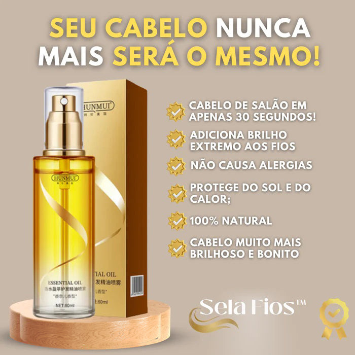 Spray de Cabelo SelaFios™ 10 em 1